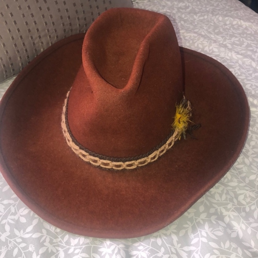 Super Rare Vintage Men KEYSTONE DELUXE Cowboy Hat